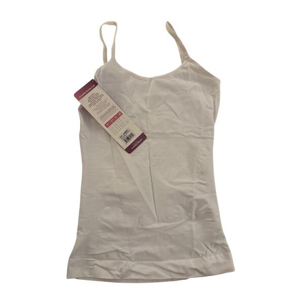 Curveez Women's Incredible Seamless Shaping Cami Layering Top Size XL White NWT - Picture 6 of 8